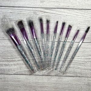 10 PC MAKE UP BRUSH SET